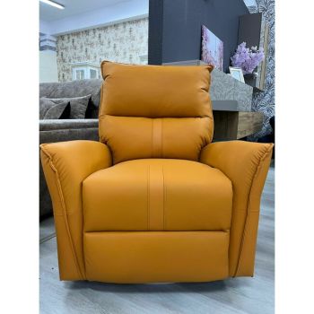 Fotoliu Recliner Ruxy, sistem rabatabil avansat, confort ergonomic, tapițerie piele ecologică premium, 95x100x105 cm, Portocaliu Fotoliu Recliner Ruxy, sistem rabatabil avansat, confort ergonomic, tapițerie piele ecologică premium, 95x100x105 cm, Portocaliu