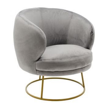 Fotoliu Rony catifea 78x75x82 cm Fotoliu Rony catifea 78x75x82 cm