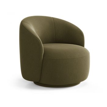 Fotoliu verde pivotant Letizia – Micadoni