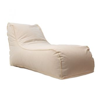Puf de dormit Lara 100% impermeabil, bej, 150x60 cm