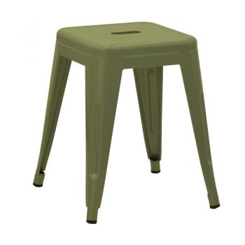 Taburet Stool Utopia Verde masliniu 30x30x45 cm