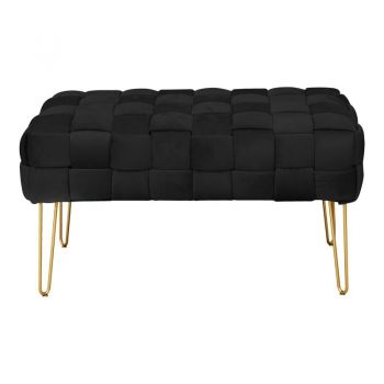 Taburet Wenzo Negru 82x43x46 cm