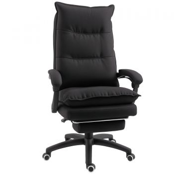 Vinsetto Scaun Birou cu Masaj, cu Înălțime Reglabilă, 6 Puncte de Masaj și Telecomandă, 70x62x120-130 cm, Negru | Aosom Romania Vinsetto Scaun Birou cu Masaj, cu Înălțime Reglabilă, 6 Puncte de Masaj și Telecomandă, 70x62x120-130 cm, Negru | Aosom Romania