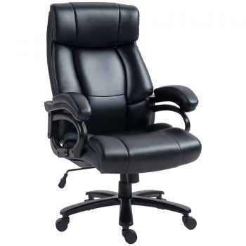 Vinsetto Scaun de Birou cu Masaj Vibrații Încălzire Piele PU Înălțime Ajustabilă Roti Pivotante Negru | Aosom Romania Vinsetto Scaun de Birou cu Masaj Vibrații Încălzire Piele PU Înălțime Ajustabilă Roti Pivotante Negru | Aosom Romania