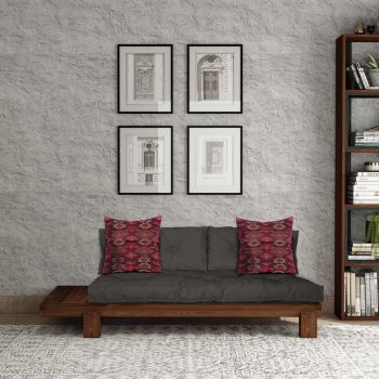 Șezlong, Atelier del Sofa, 135PLT1101, Lemn , Nuc / Antracit