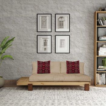 Șezlong, Atelier del Sofa, 135PLT1109, Lemn , Natural / Cămilă