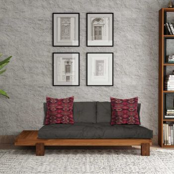 Șezlong, Atelier del Sofa, 135PLT1113, Lemn , Tec / Antracit