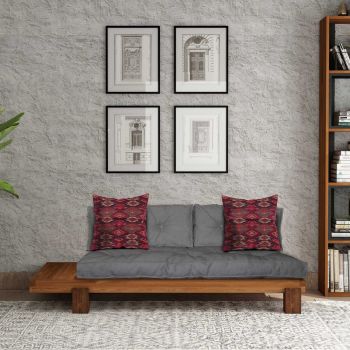 Șezlong, Atelier del Sofa, 135PLT1116, Lemn , Tec / Gri