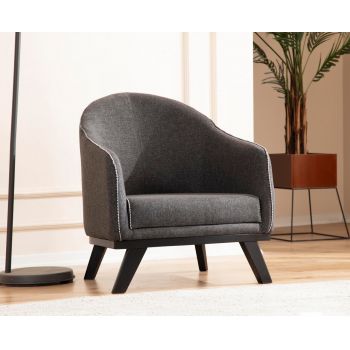 Fotoliu, Atelier del Sofa, 560ARE2918, Lemn de fag / PAL, Antracit