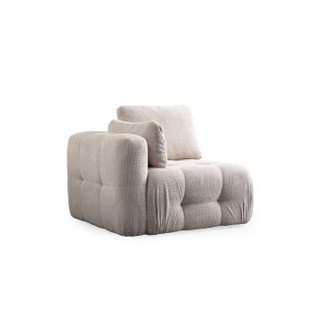 Fotoliu, Atelier del Sofa, 560ARE4110, Lemn de fag / PAL, Bej
