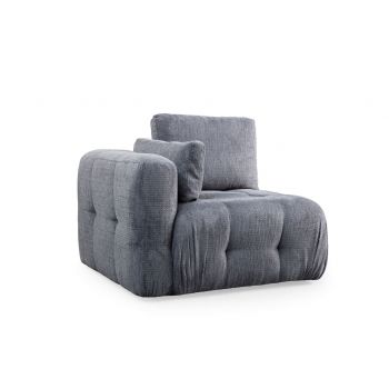 Fotoliu, Atelier del Sofa, 560ARE4117, Lemn de fag / PAL, Gri