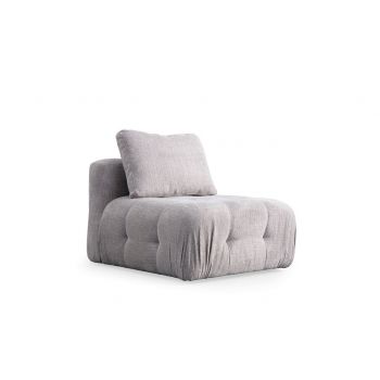 Fotoliu, Atelier del Sofa, 560ARE4126, Lemn de fag / PAL, Gri deschis