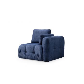 Fotoliu, Atelier del Sofa, 560ARE4132, Lemn de fag / PAL, Albastru navy