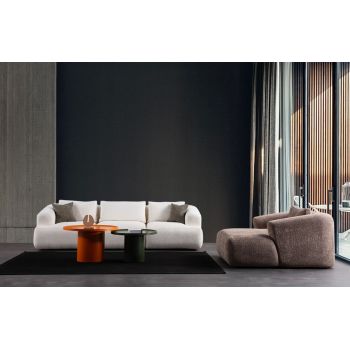 Fotoliu, Atelier del Sofa, 560ARE5245, Cadru: LEMN/PAL, Maro