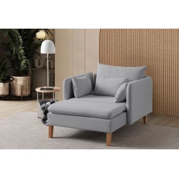 Fotoliu, Atelier del Sofa, 752EST1704, Frame: 70% HORNBEAM/30% MELAMINE COATED CHIPBOARD, Gri