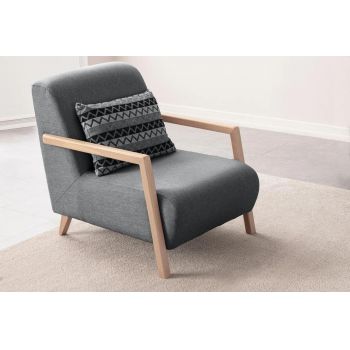 Fotoliu, Atelier del Sofa, 752EST1713, Lemn de carpen;PAL, Antracit