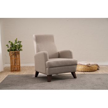 Fotoliu, Atelier del Sofa, 825BLC5243, Lemn, Bej