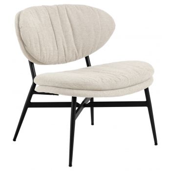 Fotoliu Burma, Actona, 70x73x76 cm, poliester/otel, bej