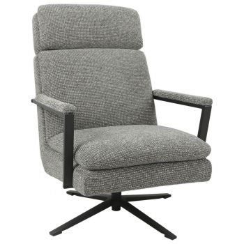 Fotoliu din metal, textil, verde