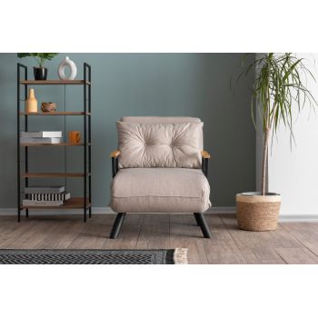 Fotoliu extensibil, Atelier del Sofa, 859FTN2821, Crem
