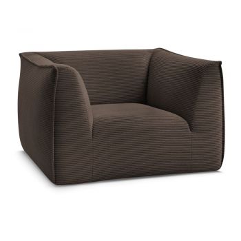 Fotoliu maro cu tapiÈu009Berie din catifea reiatÄGiorgia âu0080Bobochic Paris