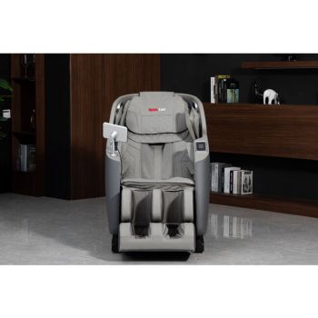 Fotoliu Masaj Gri VD-A002 încălzire, bluetooth role 3D, airbag corp complet, LED touch, Șină SL-TRACK,