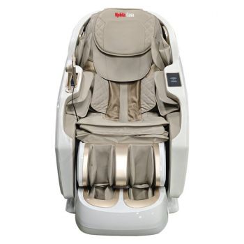 Fotoliu masaj VD-A015 Negru cu functie vocala, încălzire, bluetooth, 10 programe automate, airbag corp complet, LED touch, Șină SL lungă