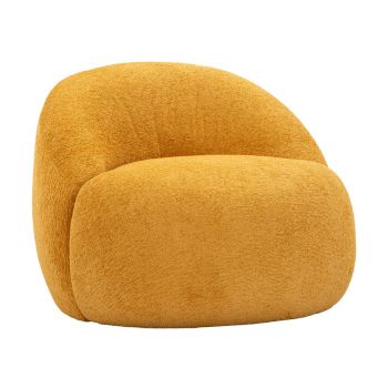 Fotoliu, Mauro Ferretti, Ginevra, 81x78x64 cm, poliester, mustar