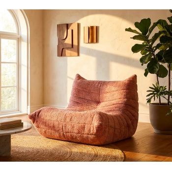 Fotoliu, Mauro Ferretti, Mask, 103x100x80 cm, ambalat vidat, poliester/burete, roz