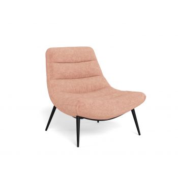 Fotoliu Milford, Actona, 83x87x84 cm, tesatura Chenille/otel, rosewood