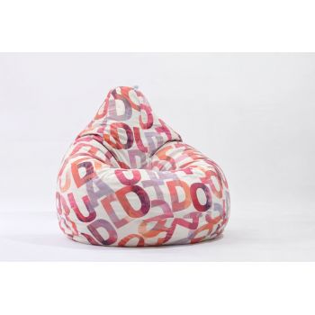 Fotoliu Nirvana Hobbit Pufrelax, Material Textil - Scarlet Letters