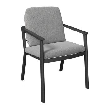 Fotoliu Pentru Grădină in metal, textil antracit, gri