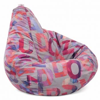 Fotoliu puf copii, Nirvana Light, Material Textil - Crimson