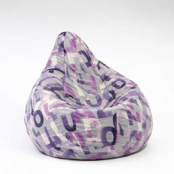 Fotoliu puf copii, Nirvana Light, Material Textil - Mystique