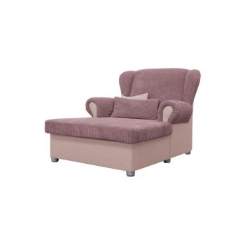 Fotoliu roz cu tapiÈu009Berie din catifea reiatÄLord âu0080Ropez