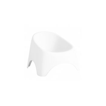 Fotoliu suprapozabil BEATRICE lungime 79 latime 76 inaltime 66 alb