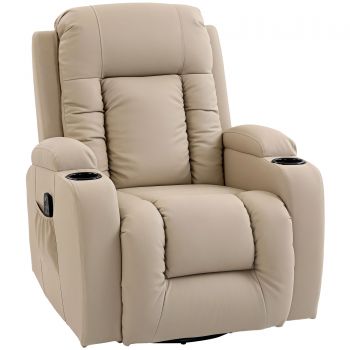 Homcom Fotoliu Relax – Rabatabil cu Masaj & incalzire | Aosom Romania