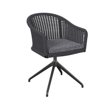 Scaun De Grădină in metal, textil antracit