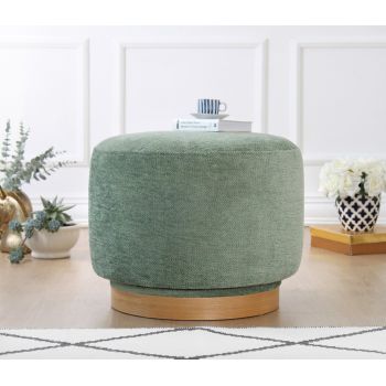 Taburet, Atelier del Sofa, 209FLF1426, Bumbac, Verde