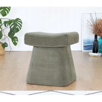 Taburet, Atelier del Sofa, 209FLF1448, Bumbac, Verde