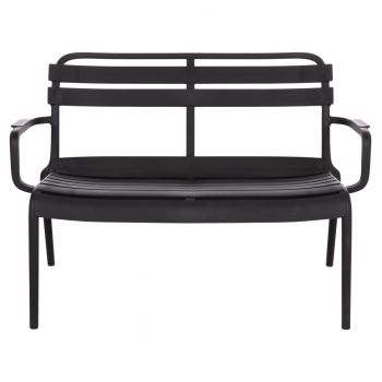 Canapea exterior OLIVIA - Negru