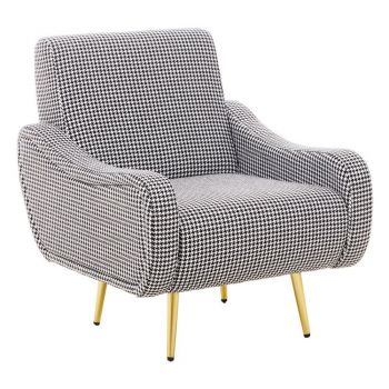 Fotoliu alb-negru Holli – Premier Housewares