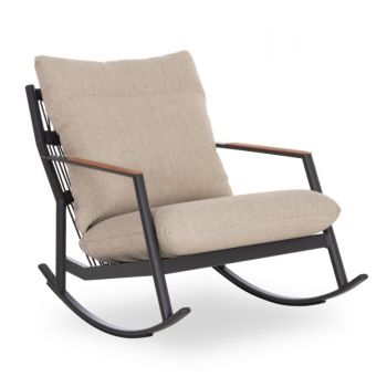 Fotoliu balansoar OBLIVION CHARCOAL - Gri inchis