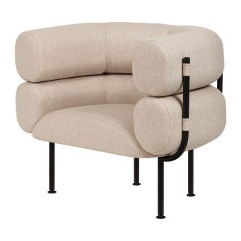 Fotoliu bej cu tapiÈu009Berie din lÃ¢nÄUbi âu0080noo.ma