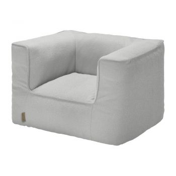 Fotoliu de grădină gri deschis capitonat Grow – Blomus