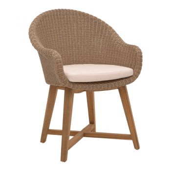 Fotoliu de gradina Solso Boho Natural 62x58x78 cm