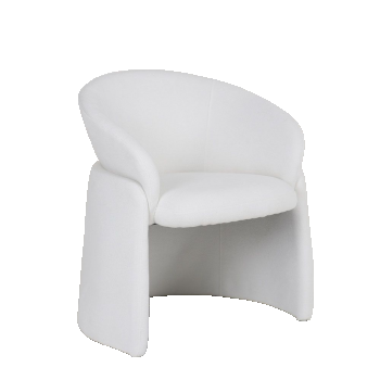 Fotoliu FRUGAL - Alb