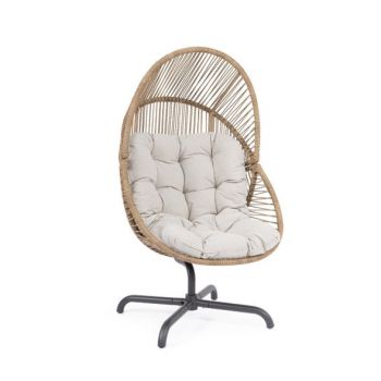 Fotoliu pivotant PALAWAN - Lemn