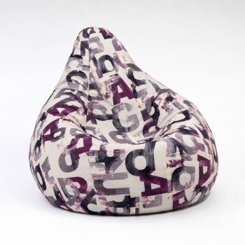 Fotoliu puf copii, Nirvana Light, Material Textil - Urban Mystique