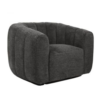 Fotoliu rotativ MASCOT - Gri inchis